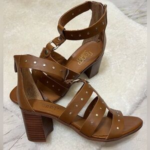 NWOT Franco Sarto Harrington Brown Gladiator Sandals